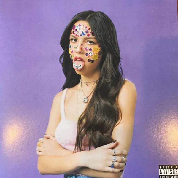 Album cover for Sour by Olivia Rodrigo