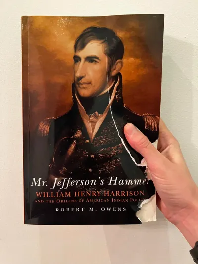 Book cover 1 for Mr. Jefferson's Hammer, William Henry Harrison and the Origin of the American Indian Policy